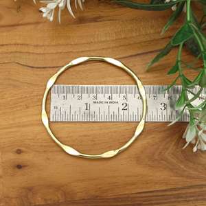 Minimalist <b>Gold</b> Geometric <b>Bangles</b> <b>Set</b> for Women Square Circle Triangle Wave Bracelet Combo Gift - Product Image 6