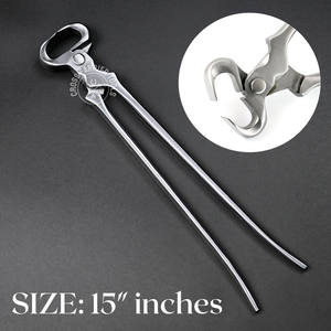 Nuevas herramientas Farrier, pinzas cortadoras de pezuñas para caballos, cortadora de herradura de 15 pulgadas, cuidado de pezuñas equinas, reduce la fatiga durante el uso prolongado - Product Image 3