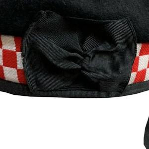 Sombrero Balmoral escocés tradicional con borla roja Estilo vintage Highland Wear para uso en exteriores - Product Image 6