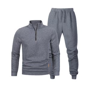 Ensemble de survêtement pour homme personnalisé 500 Gsm, impression gonflée de luxe, respirant, vente en gros à bas prix, survêtement pour homme en vente - Product Image 1