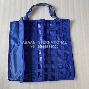 Heavy Duty Nylon Hay Bag with Reinforced Stitching | <b>Slow</b> Feed <b>Horse</b> Hay <b>Feeder</b> Bag | Durable <b>Horse</b> Hay Net Bag - Product Image 6