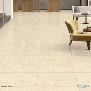 Carreaux de porcelaine texturés antidérapants inspirés du marbre antique, beige Hermis, 600x600 mm, en stock, réduction - Product Image 4