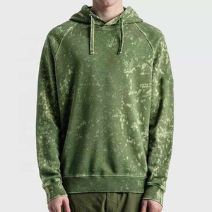 เสื้อฮู้ดดี้สตรีทแวร์แบบสั่งทำปี 2026 ลวดลายย้อมสีแบบแอซิดวอช ผ้าหนา ทรงหลวม สไตล์ล่าสัตว์ ลายพราง  แบบเรียบ ไม่มีลาย  ทรงโอเวอร์ไซส์  ใส่สบาย ระบายอากาศได้ดี สำหรับผู้ชาย - Product Image 1