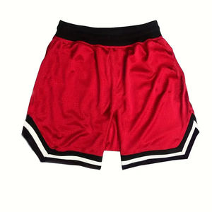Short de basket-ball et de fitness en maille légère et respirante pour hommes, décontracté et sportif, avec poches zippées, de couleur unie - Product Image 5