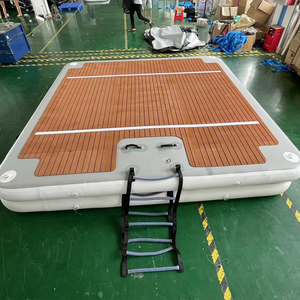 Yacht aquatique Air Mat Island Ponton Plate-forme <span class=keywords><strong>de</strong></span> natation gonflable flottante Dock - Product Image 4