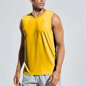 เสื้อกล้ามผู้ชายผ้าฝ้ายถัก 100% สำหรับออกกำลังกายและกิจกรรมกลางแจ้ง แห้งเร็ว ระบายอากาศดี ปรับแต่งได้ คุณภาพสูง ขายส่งจากโรงงาน - Product Image 3