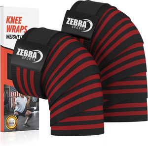 Rodilleras elásticas de 72 pulgadas hechas a medida, sentadillas y correa de entrenamiento cruzado para levantamiento de pesas y levantamiento de pesas - Product Image 1