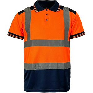 Camiseta Polo Fluorescente de Alta Visibilidad de Poliéster para Personal Técnico/de Campo, Uniforme de Trabajo, Venta al por Mayor, Impresión y Bordado Personalizados - Product Image 3