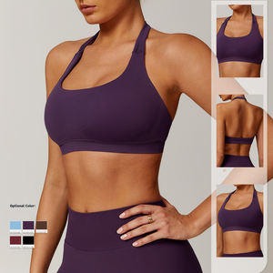 Vêtements de gymnastique Vêtements actifs Ensemble soutien-gorge et short de yoga Haut court à dos nu Pantalon de fitness décontracté Ensembles de yoga - Product Image 2