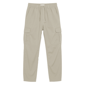Pantalon cargo pour homme en tissu Oxford, taille élastique avec cordon de serrage, coupe slim, pantalon tactique utilitaire, multi-poches, décontracté - Product Image 6