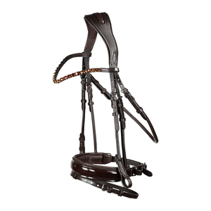 Brida de Cuero para Montar a Caballo, Proveedores de Ropa Deportiva Occidental de PVC, Brida de Cuero con Cristales y Riendas - Product Image 5