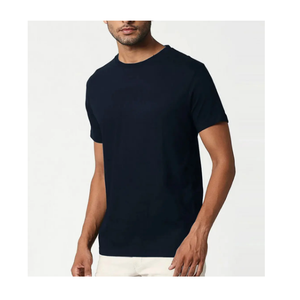 Men's 100% Cotton Solid T-Shirt Summer Fashion Oversized Hip Hop Tops 220 Gsm Short Sleeve Plus Size Classic Oversized Tee Male - Product Image 3