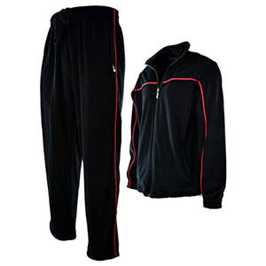 ชุดวอร์มสำหรับผู้ชายชุดวิ่งจ๊อกกิ้งผ้าฟลีซแบบเรียบมีซิปติดโลโก้2024 - Product Image 3