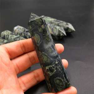 Kambaba Jasper คริสตัลหินควอตซ์ขัดเงาจุดหินรักสำหรับทำสมาธิเรกิและของตกแต่งบ้าน - Product Image 3