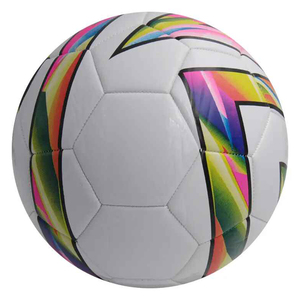Ballons de football professionnels de haute qualité 2026, cuir PU de club, vessie en caoutchouc écologique laminée, imperméable, football Pakistan - Product Image 1
