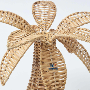 Conception personnalisée abordable faite à la main en rotin Palmier Décoration murale écologique Accent pour la maison fabriqué au Vietnam Meilleur prix - Product Image 3