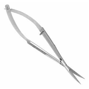 Tijeras de resorte para manicura de alta calidad, cuchillas curvas afiladas, microtijeras de belleza de acero inoxidable para uso doméstico y de salón - Product Image 4