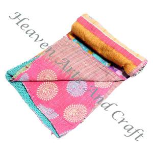 <b>Kantha</b> <b>Quilt</b> Gudari <b>Kantha</b> <b>Quilt</b> Gudari Hot Selling Wholesale Gold Supplier GD2002 Handmade <b>Kantha</b> <b>Quilt</b> Cotton Printed Indian - Product Image 1