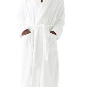 เสื้อคลุมอาบน้ำผู้ชายมีฮู้ดผ้าฝ้าย100% สุดหรู | เสื้อคลุมยาวบุนวมฤดูหนาว | ชุดนอนกันหนาว | ผู้ผลิตขายส่ง - Product Image 4