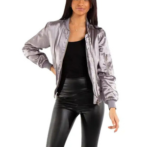 New Best Quality <b>Women</b> <b>Bomber</b> Varsity <b>Jacket</b> <b>for</b> Adults Wool <b>Leather</b> Sleeves Letterman Chenille Logo Logo <b>Women</b> <b>Bomber</b> <b>Jacket</b> - Product Image 3