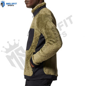 Nueva Chaqueta de Invierno 2025 para Hombre, Venta al por Mayor, 100% Poliéster, Logotipo Personalizado Bordado e Impreso, Chaqueta Polar con Cremallera Completa para Hombre - Product Image 3