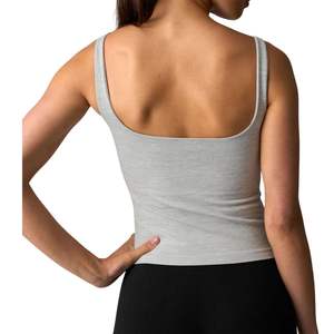 Débardeur de sport respirant pour femmes en gros personnalisé, doux, à élasticité moyenne, pour la course à pied, le sport, le yoga, le soutien-gorge de sport - Product Image 4