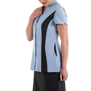 Uniforme de Túnica de Manga Corta de Algodón y Elastano con Logotipo Personalizado para Mujer, para Masajes Tailandeses, Spa, Salón de Belleza, Ropa de Trabajo de Hotel - Product Image 6