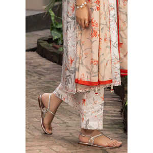 Conjunto de Traje de 3 Piezas para Mujer con Estampado de Rayas Zari y Jacquard, con Dupatta SP-52095 - Product Image 5