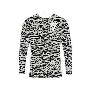 Men's custom sublimation grey camo long sleeve <b>T</b> <b>Shirt</b> hunting <b>fishing</b> athletic sports Trackstar OEM Private Label TSI-G05-P0813 - Product Image 2