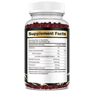 Gomitas de Shilajit del Himalaya 100% Originales, Ricas en Ácido Fúlvico al 82% y Minerales Traza para Energía y Sistema Inmunológico, para Hombres y Mujeres - Product Image 6