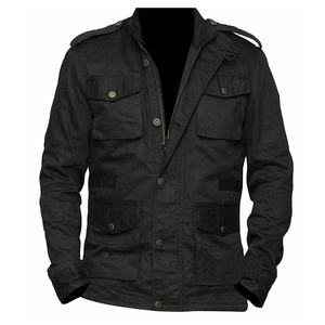 Veste multi-poches Safari élégante pour hommes veste décontractée en toile durable et confortable pour un usage quotidien - Product Image 5
