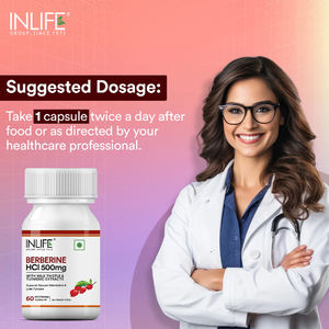 Meilleure Qualité 60 Veg Capsules Berbérine HCl 500mg avec Curcuma Chardon-Marie Complément Bienfaits pour la Santé pour Adultes - Product Image 5