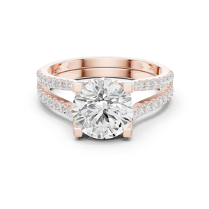 14K <b>Infinity</b> Style Engagement Ring for Lovers - Product Image 2
