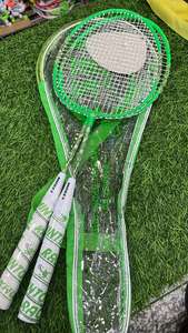 ไม้แบดมินตันสำหรับเด็ก น้ำหนักเบา โครงเหล็กแข็งแรง ด้ามจับอะลูมิเนียมนุ่ม ด้ามจับ PU น้ำหนักเบา ความแข็งปานกลาง - Product Image 5