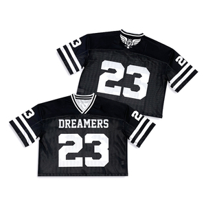 เสื้อเจอร์ซีย์แฟชั่นพิมพ์ลายพิมพ์ซับลิเมชันเสื้ออเมริกันฟุตบอลโอเวอร์ไซส์ออกแบบได้ตามต้องการ - Product Image 6