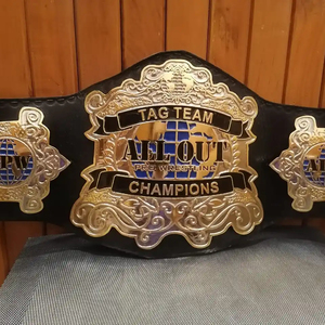 Cinturón de campeonato resistente personalizable Accesorio de réplica duradero para juegos y deportes - Product Image 1