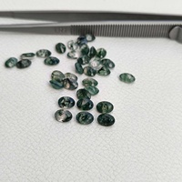 4x6mm Agate de mousse naturelle à facettes coupe ovale pierre précieuse brillante pour la fabrication de bijoux prêt à expédier pierre de guérison en vrac semi-précieuse