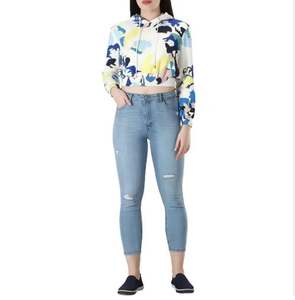 Sweat à capuche avec impression par sublimation pour femmes de différentes tailles Nouvelle mode de sweat à capuche respirant pour femmes - Product Image 3