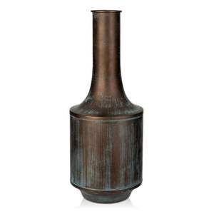 Florero de hierro de diseño antiguo hecho a mano con base fuerte y cuello curvo para una elegante decoración floral - Product Image 3