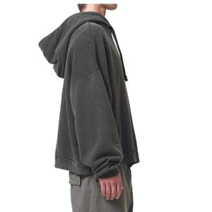 Sudadera para hombre Sudadera con capucha de gran tamaño Essentials Pullover Lavado sobre tamaño Jersey de algodón en blanco Vintage Stone Acid Washed Hoodie 2026 - Product Image 4