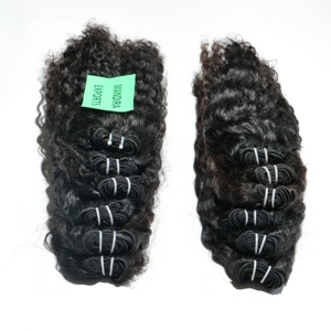วิกต่อผมมนุษย์สำหรับต่อผมมนุษย์ธรรมชาติ Remy แบบไม่ผ่านกระบวนการผมสีดำแบบอินเดีย - Product Image 2
