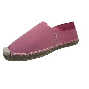 Alpargatas de yute coloridas y baratas para mujer, alpargatas de lona para caminar, tamaño personalizado - Product Image 1