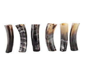 Corne à bière décorative de haute qualité, vente en gros d'usine, couleur naturelle, corne viking, chope à bière avec plateau de service - Product Image 3