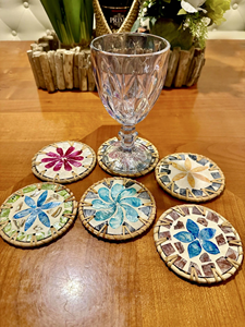 Gran oferta, posavasos con patrón personalizado, posavasos con Incrustaciones de nácar hechos a mano para decoración de mesa de Vietnam - Product Image 5