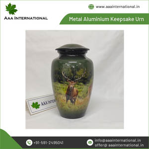 Urnas de recuerdo de cremación para adultos a granel de la mejor calidad, que venden ampliamente joyas humanas preciosas, suministros funerarios de aluminio de la India - Product Image 4