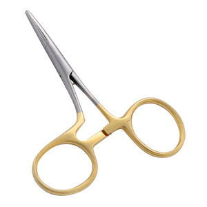 Abrazaderas de bucle trenzado de 5 pulgadas Herramientas de pesca en acero inoxidable y versión de oro de carbono - Product Image 6