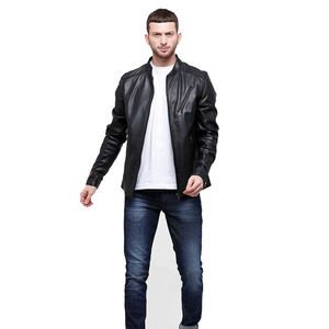 Venta al por mayor chaquetas de cuero para los hombres Venta caliente de alta calidad diseñe su propio estilo para chaquetas de cuero para hombres - Product Image 5