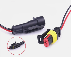 Konektor Otomotif Tahan Air DJ7021 AMP 1.5 Berkualitas Tinggi, Konektor Pria Wanita Tahan Air dan Debu, Kabel Harness Kustom - Product Image 1