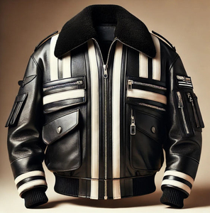 Chaquetas de Cuero Personalizadas OEM al por Mayor, Chaquetas de Motociclista de Cuero Genuino de Alta Calidad para Hombre y Mujer, Proveedor de Moda - Product Image 2