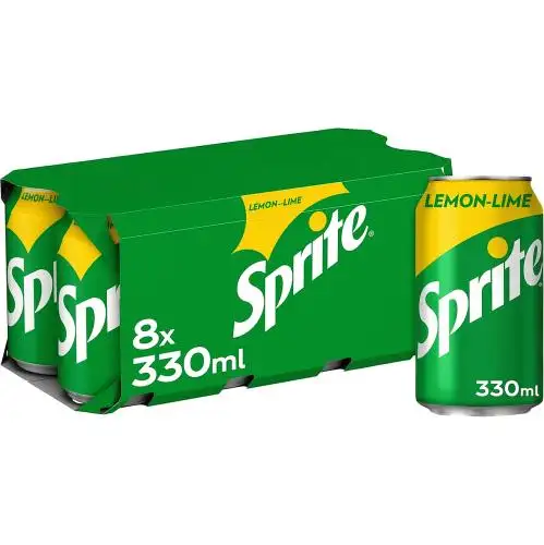Refrescos Sprite originales: disponibles en latas y botellas (Todos los textos disponibles)